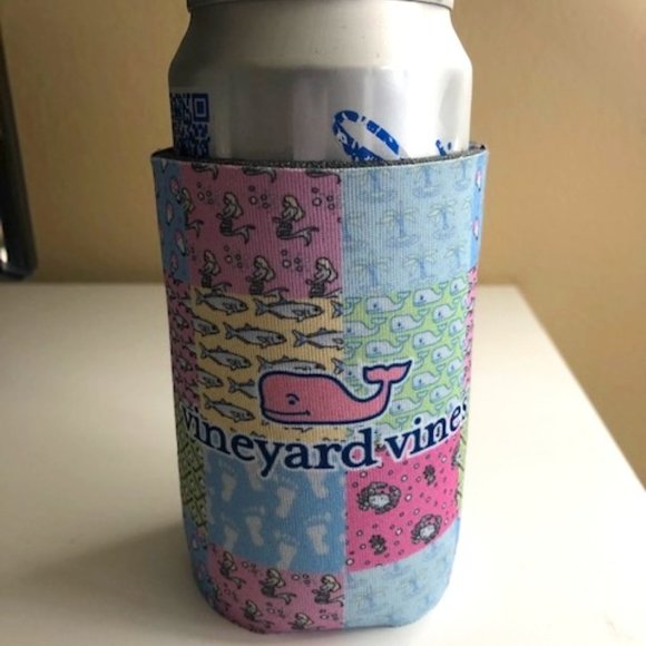 Vineyard Vines Other - 5 Vineyard Vines Patchwork "Every Day Should Feel This Good" Coozies- Never Used